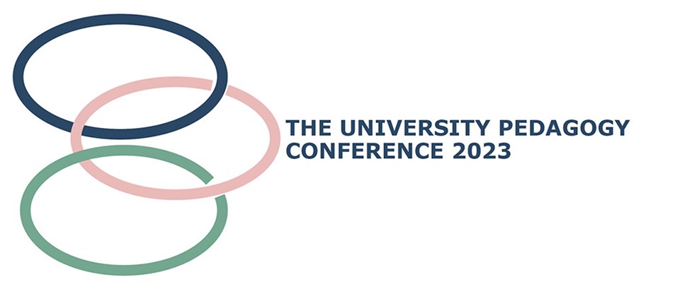 English logo for The University Pedagogy Conference 2023