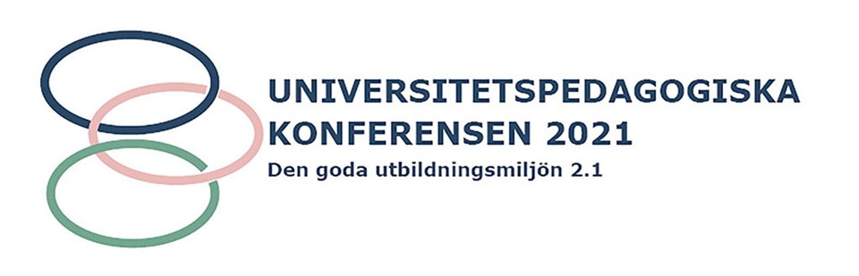 Logotyp för universitetspedagogiska konferensen 2021