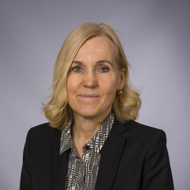 Porträtt på Cathrine Norberg, vicerektor vid Umeå universitet.
